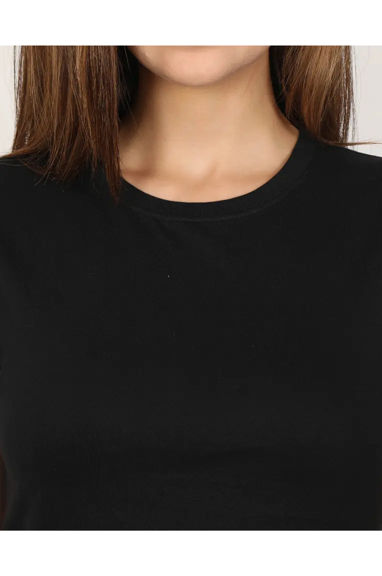 Women Crop Top Black - Image 6