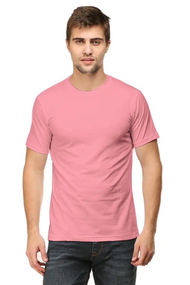 Men Super Combed Cotton T-shirt Flamingo