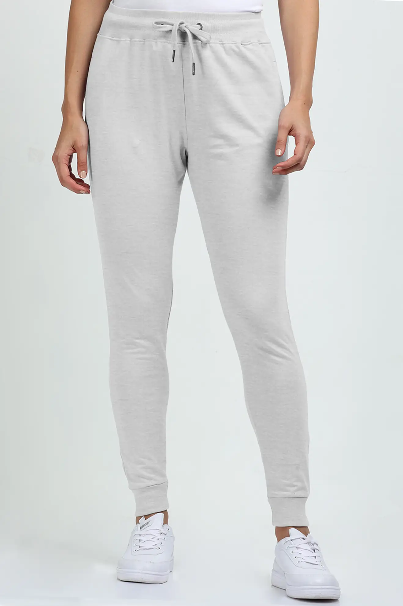 Regular Fit Cotton Joggers Track Pant Grey - Image 2
