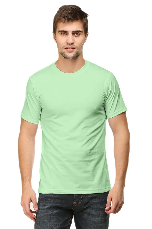 Men Jade Color T-shirt