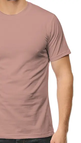 Men Super Combed Cotton T-shirt Mushroom - Image 2