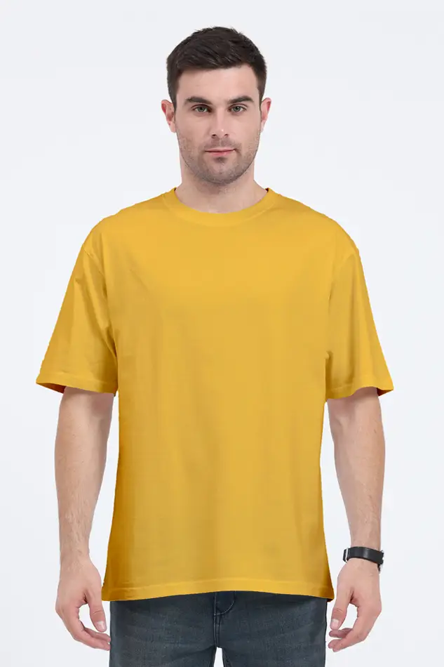 Unisex Oversized Classic T-shirt Mustard Yellow