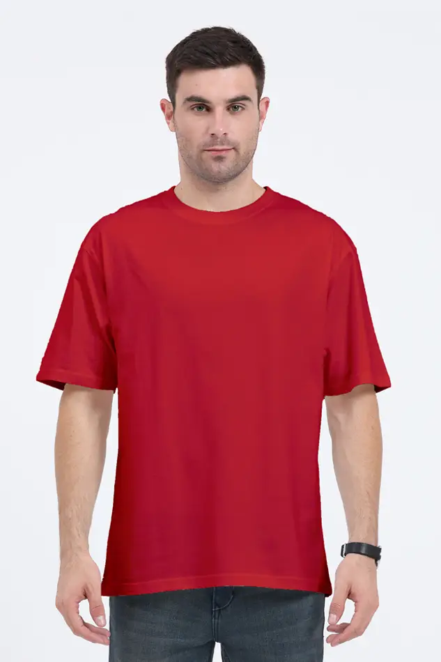 Unisex Oversized Classic T-shirt Red