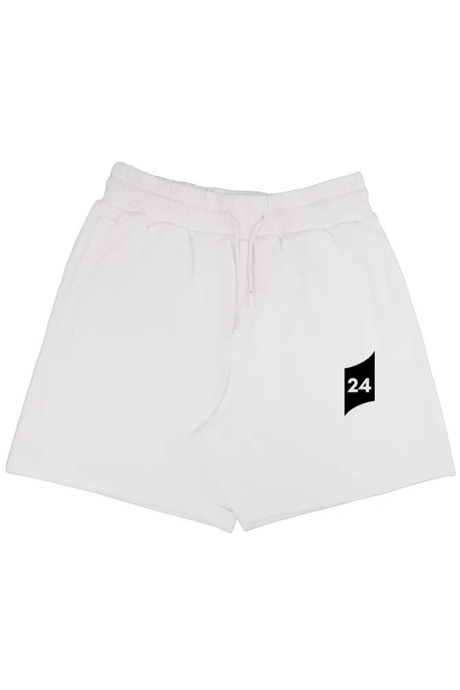 White Terry Cotton Short