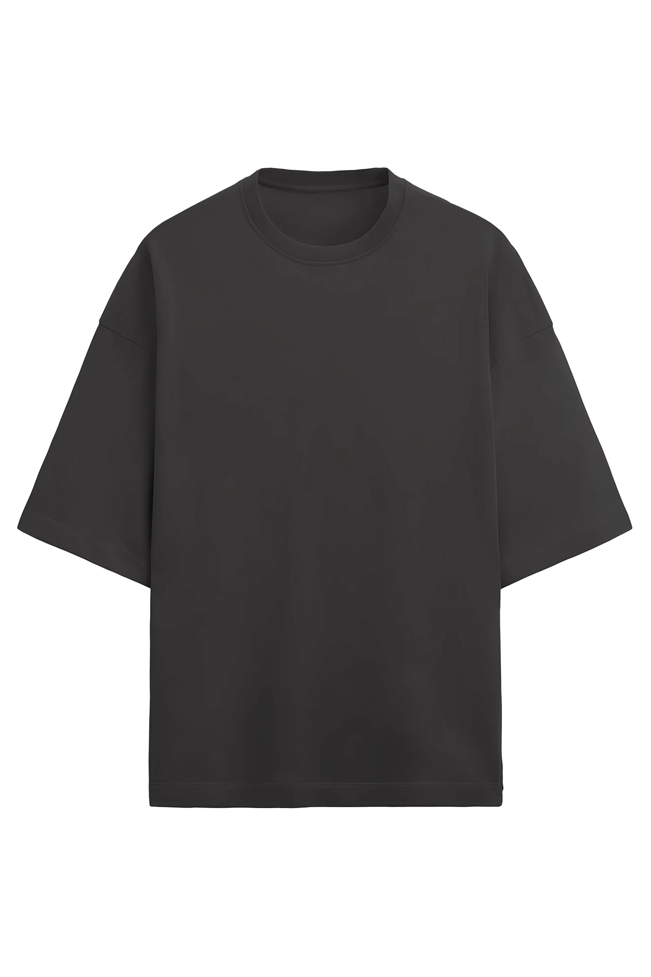 Black Oversized Terry T-shirt