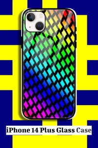 Rainbow iPhone 14 Plus Back Cover Mobile Glass Case