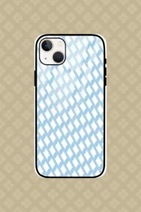 Sky Blue iPhone 13 Mini Mobile Glass Case