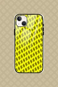 Yellow Mehandi iPhone 13 Back Cover Mobile Glass Case