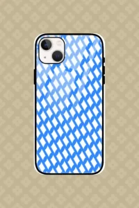 Blue iPhone 13 Mini Mobile Glass Case