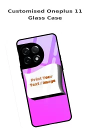 Customised Oneplus 11 Mobile Back Cover Glass Case