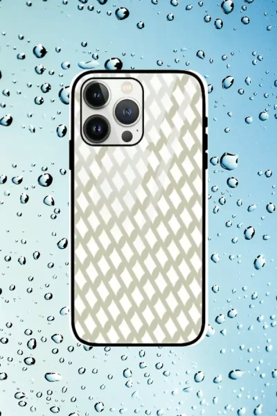 Green Teal iPhone 13 Pro Max Mobile Glass Case