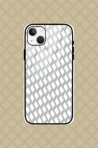 Grey iPhone 13 Back Cover Mobile Glass Case
