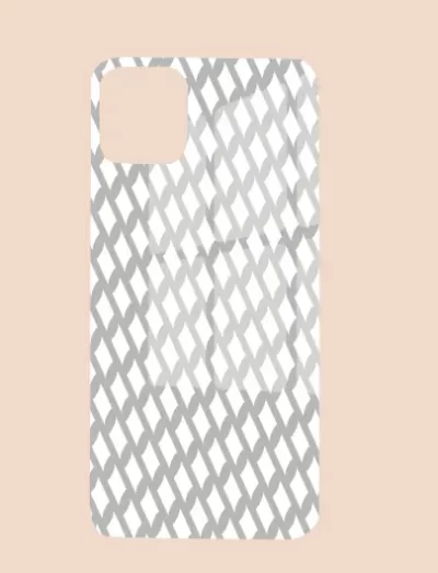 Grey iPhone 15 Pro Max Mobile Back Cover Glass Case