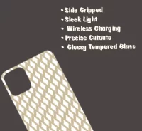 Mud iPhone 15 Pro Max Mobile Back Cover Glass Case - Image 3