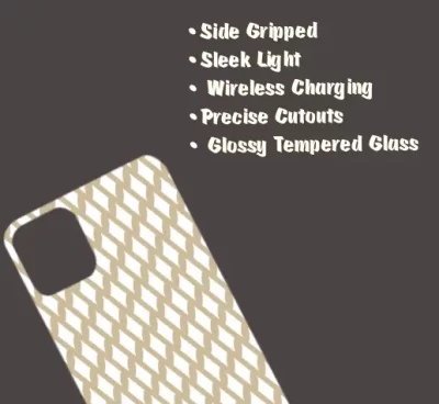 Mud iPhone 15 Pro Max Mobile Back Cover Glass Case