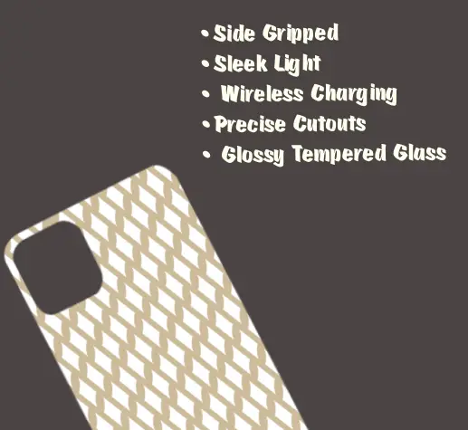 Mud iPhone 15 Pro Max Mobile Back Cover Glass Case - Image 3