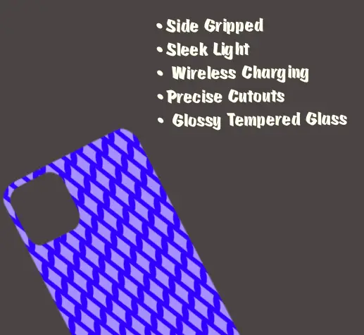 Purple iPhone 15 Pro Max Mobile Back Cover Glass Case - Image 3