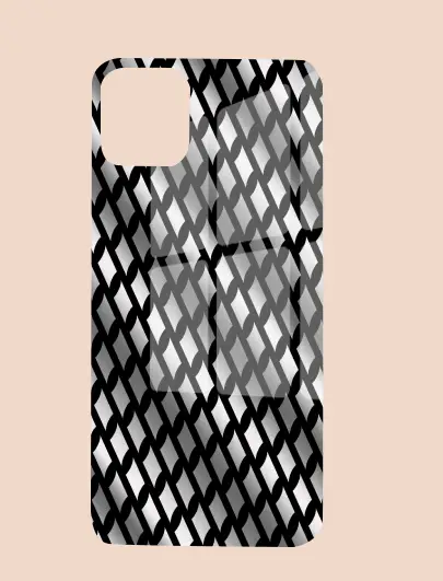 Silver Color iPhone 15 Pro Max Mobile Back Cover Glass Case - Image 2