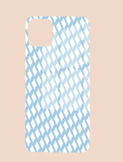 Sky Blue iPhone 15 Pro Max Mobile Back Cover Glass Case - Image 2