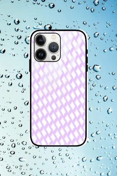 Pink iPhone 13 Pro Max Mobile Glass Case