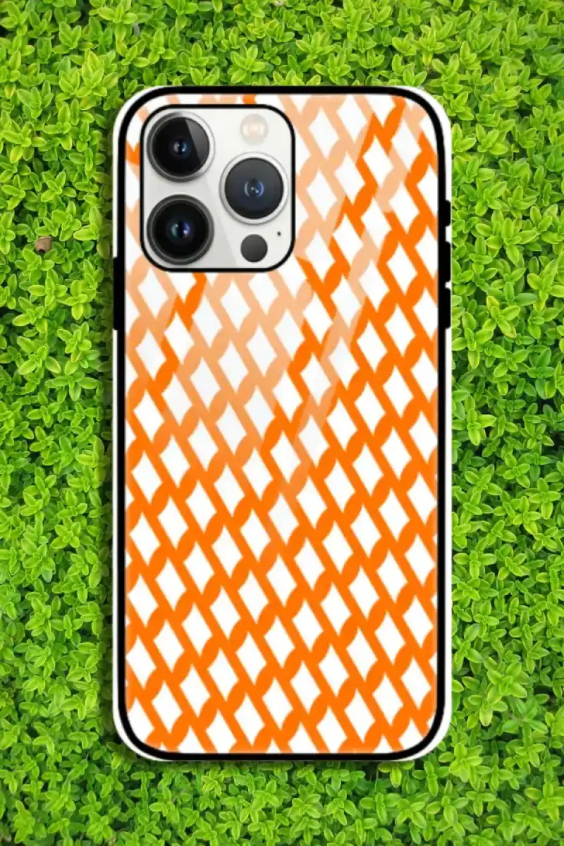 Saffron iPhone 13 Pro Mobile Glass Case - Image 1