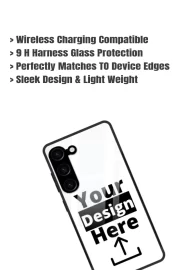 Customised Samsung Galaxy S23 Mobile Back Cover Glass Case - Image 2