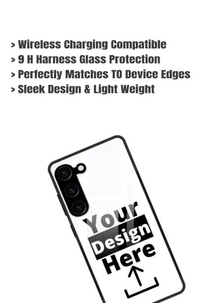 Customised Samsung Galaxy S23 Mobile Back Cover Glass Case