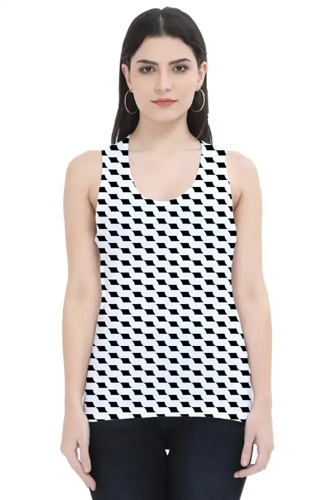 Cross Waves Women Printed Tank Top - Image 2
