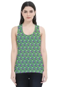 Polka Dots Multicolor Women Printed Tank Top