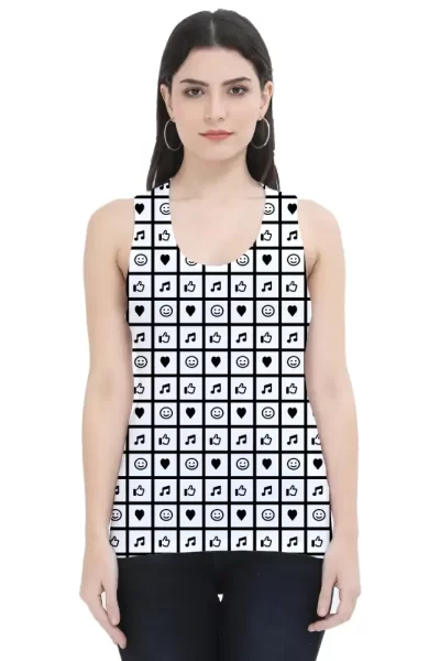 Smileys Women Printed Tank Top