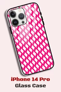 Raspberry iPhone 14 Pro Back Cover Mobile Glass Case