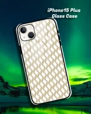 Mud iPhone 15 Plus Mobile Back Cover Glass Case