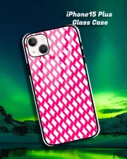 Raspberry iPhone 15 Plus Mobile Back Cover Glass Case