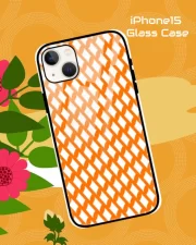 Saffron iPhone 15 Mobile Back Cover Glass Case