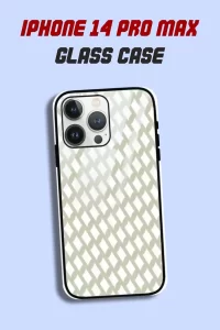 Green Teal iPhone 14 Pro Max Back Cover Mobile Glass Case