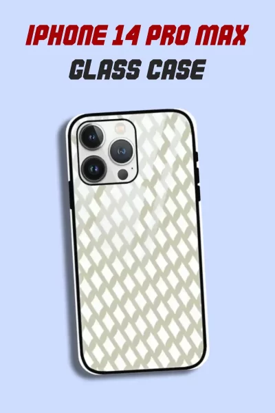 Green Teal iPhone 14 Pro Max Back Cover Mobile Glass Case