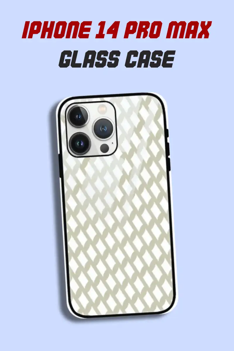 Green Teal iPhone 14 Pro Max Back Cover Mobile Glass Case - Image 1