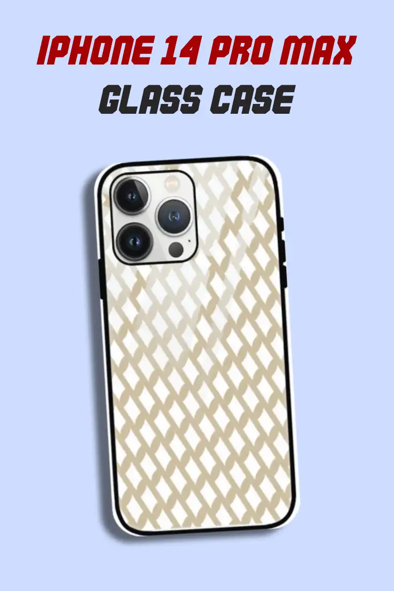 Mud iPhone 14 Pro Max Back Cover Mobile Glass Case - Image 1