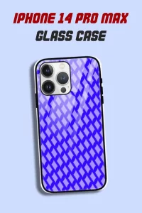 Purple iPhone 14 Pro Max Back Cover Mobile Glass Case