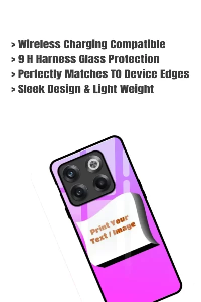 Customised Oneplus 10T Mobile Back Cover Glass Case