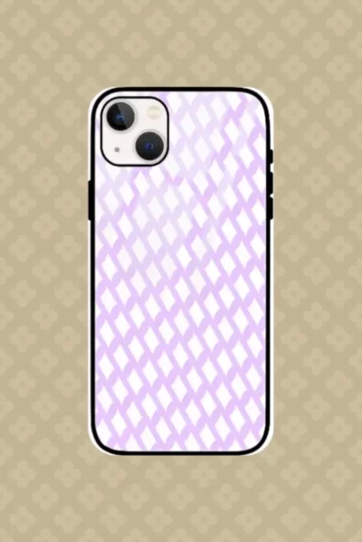Pink iPhone 13 Back Cover Mobile Glass Case