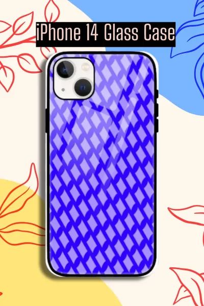 Purple iPhone 14 Mobile Glass Case