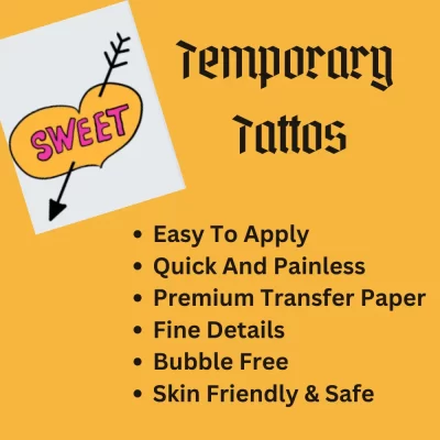 Customized Temporary Tattoo