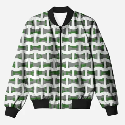 Unisex Regular Fit Zipper Bomber Jacket