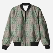 Chex Camouflage Printed Bomber Jacket