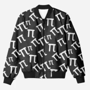 Pi Unisex Printed Bomber Jacket