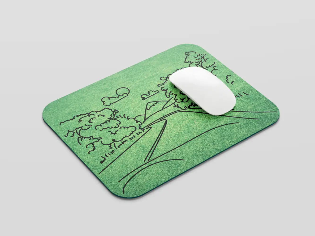 Green Mouse Pad - Image 3