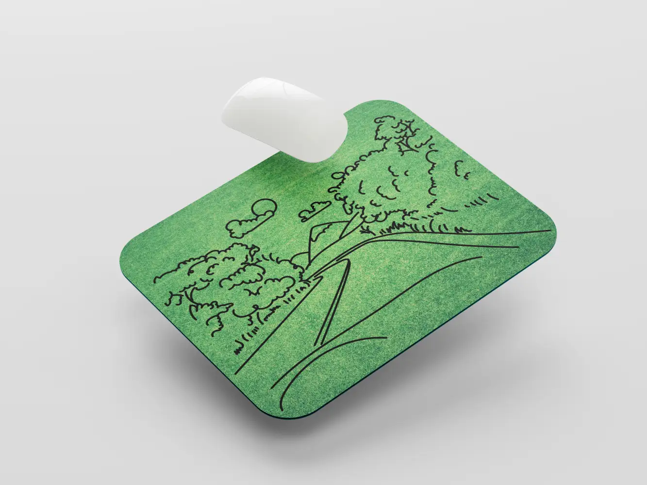 Green Mouse Pad - Image 2