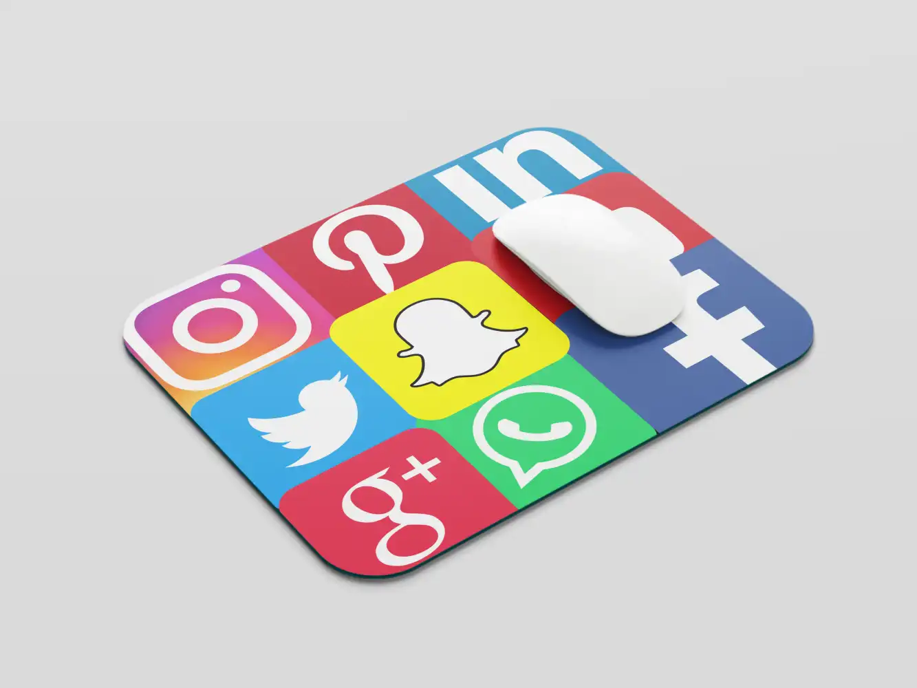 Social Icons Mousepad