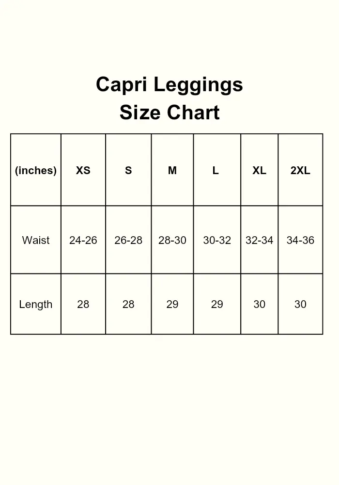 Floral Printed Creamy Yellow Women Capri Leggings Pant - Image 4